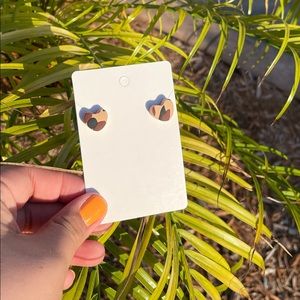 Cheetah Print Clay Earrings